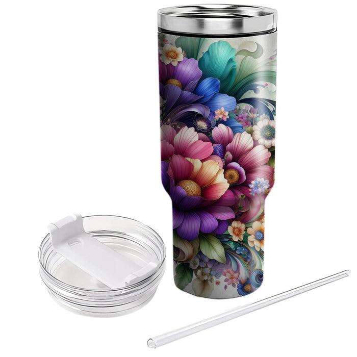 Spring Garden Fantasy  Tumblers With Lids