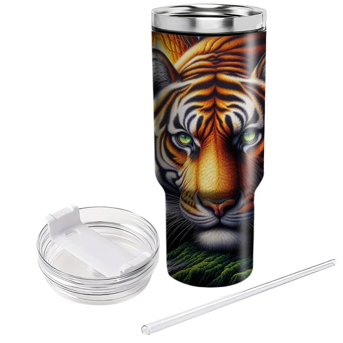 Vivid Tiger Jungle  Custom Tumblers