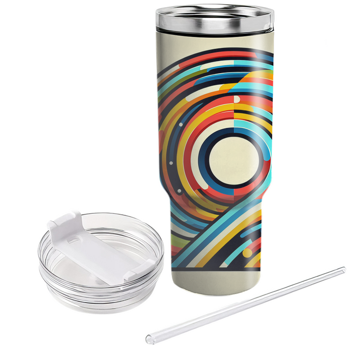 Electric Rainbow  Unique Tumblers