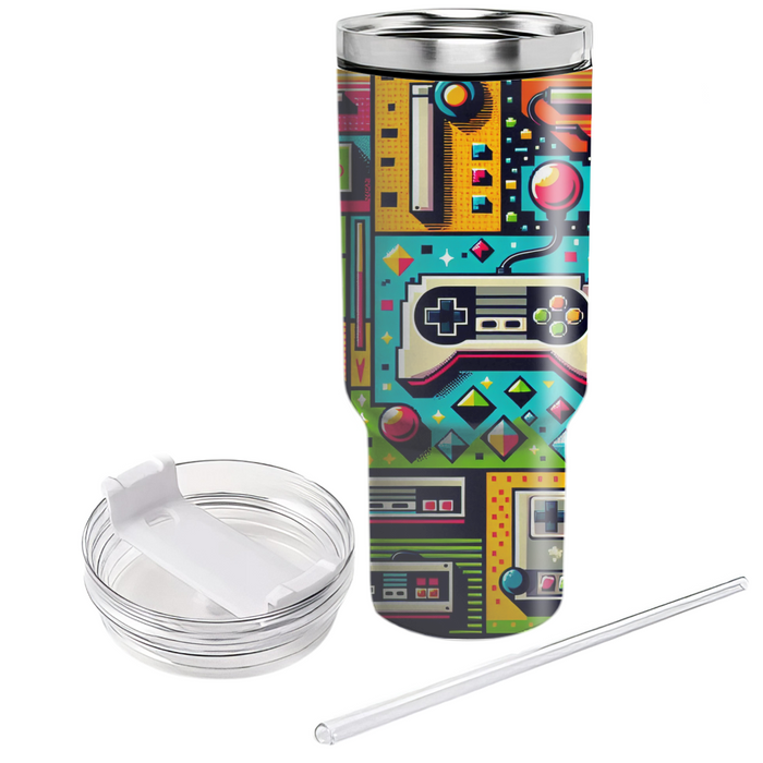 Retro Game Controllers  Tumblers For Gifts