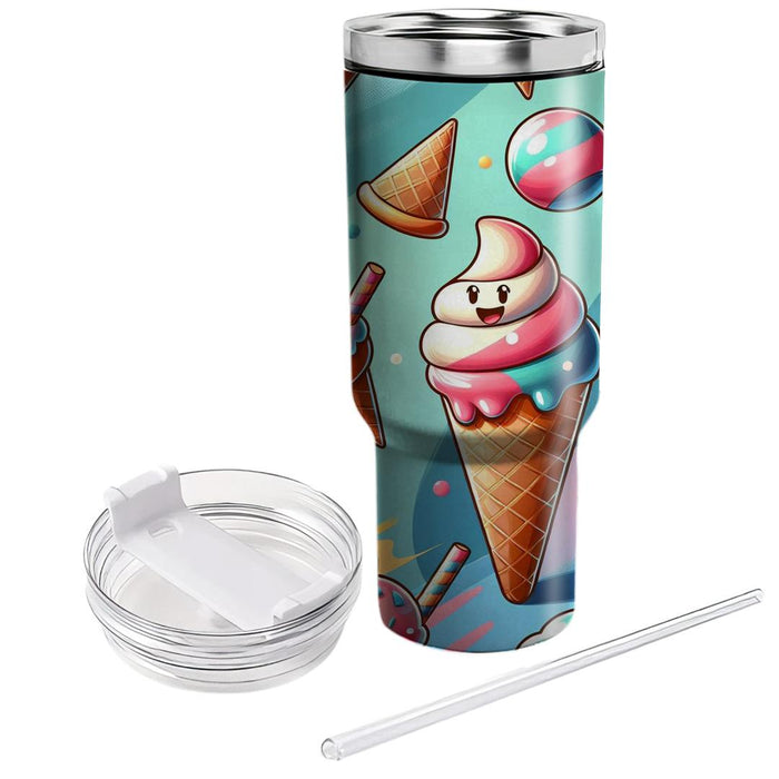 Whimsical Ice Cream  Insulated Tumblers