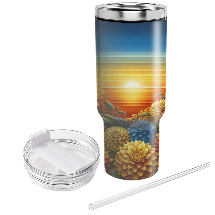 Sunset Bloom  Tumblers For Gifts