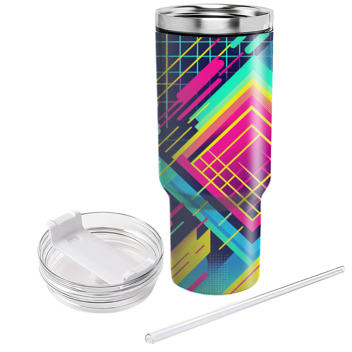 Retro Grids  Tumblers For Gifts