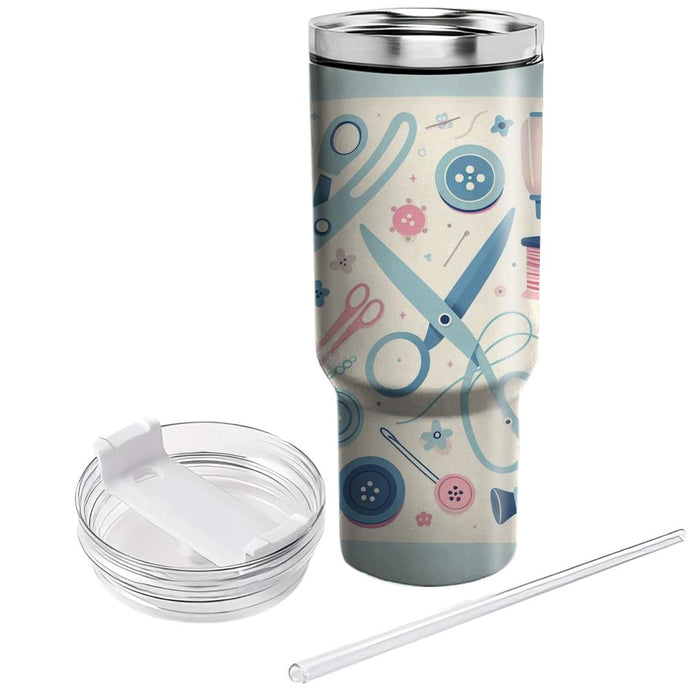 Vintage Sewing Patterns  Personalized Tumblers