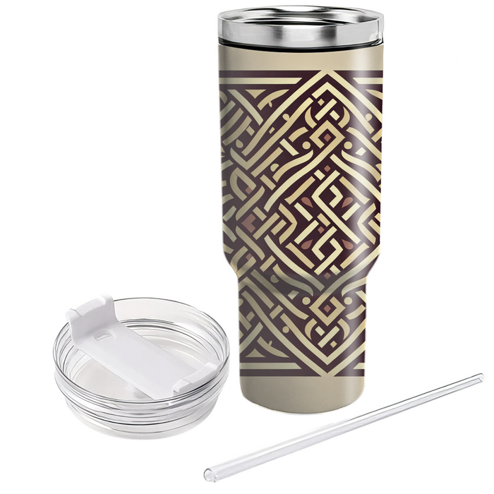 Intricate Diamond Weave Custom Tumblers