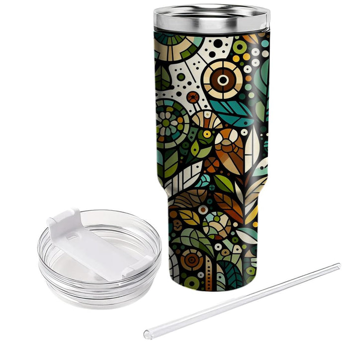 Vivid Nature Mosaic  Insulated Tumblers