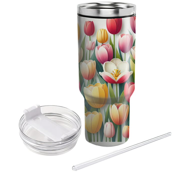 Springtime Tulip Symphony  Insulated Tumblers