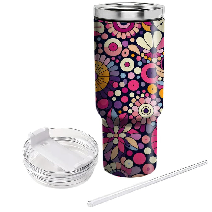 Whimsical Petals And Dots  Decorative Tumblers