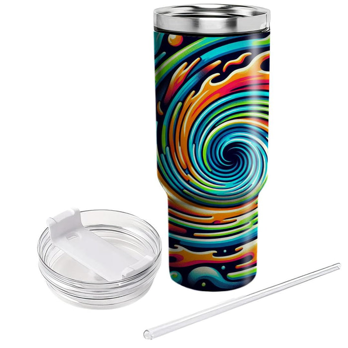 Vivid Vortex  Travel Tumblers