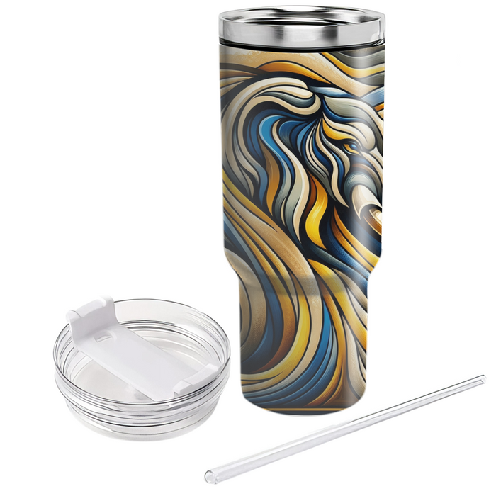 Abstract Majestic Elephant Custom Tumblers