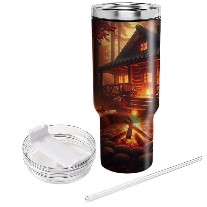 Autumn Fireside Glow  Tumblers For Gifts