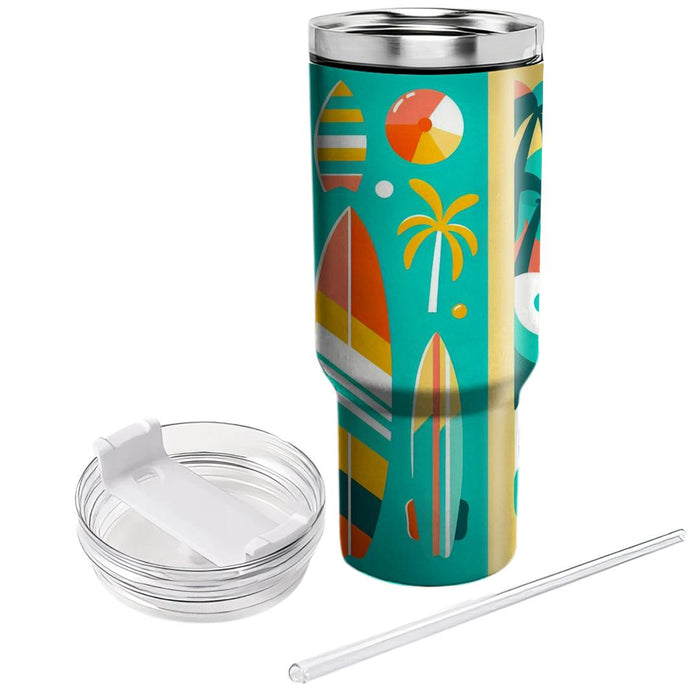 Colorful Surf Vibes  Insulated Tumblers