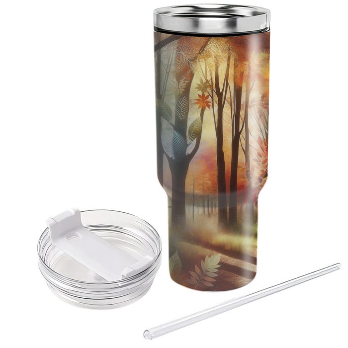 Autumn Nature Walk  Tumblers With Lids