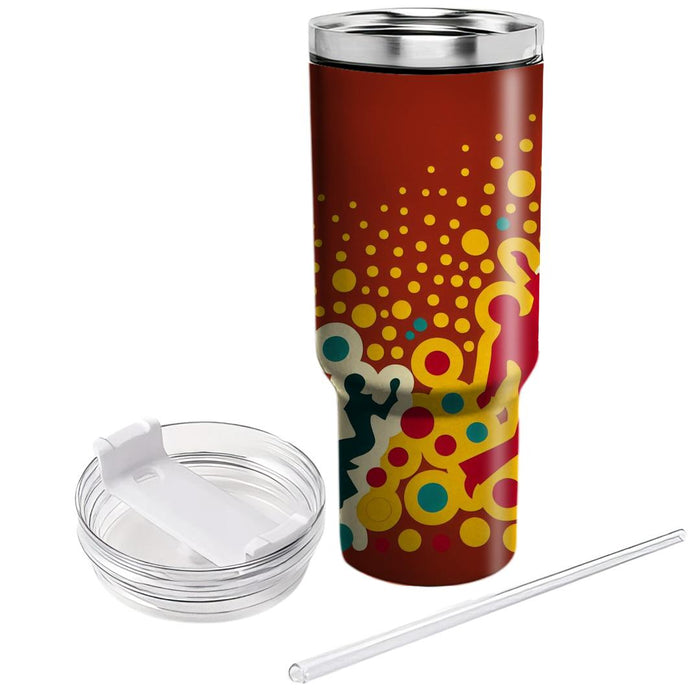 Jive Talkin' Dot Delight  Unique Tumblers