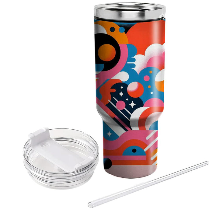 Vibrant Floral Patterns  Insulated Tumblers