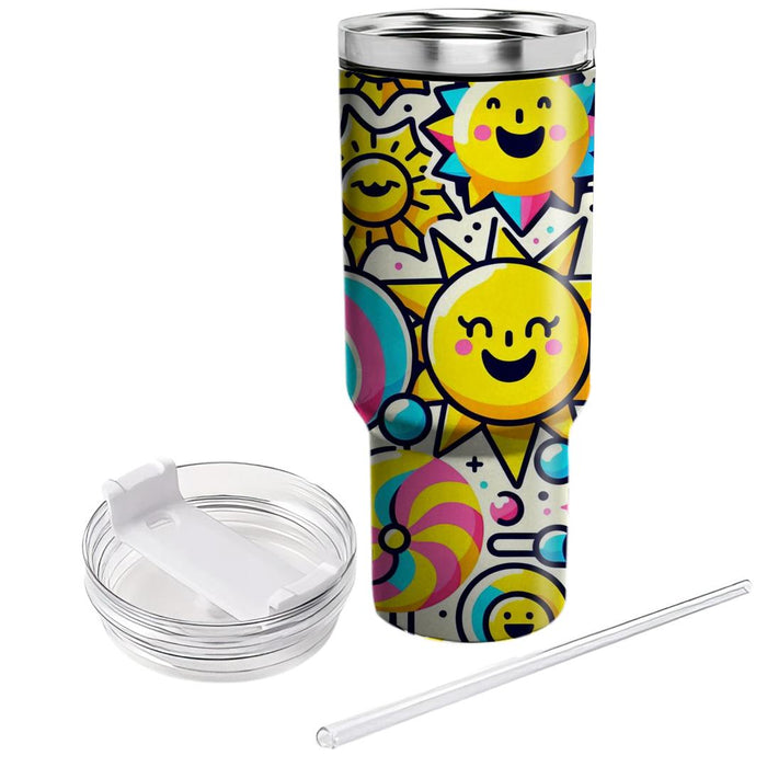 Sunshine And Lollipops  Unique Tumblers