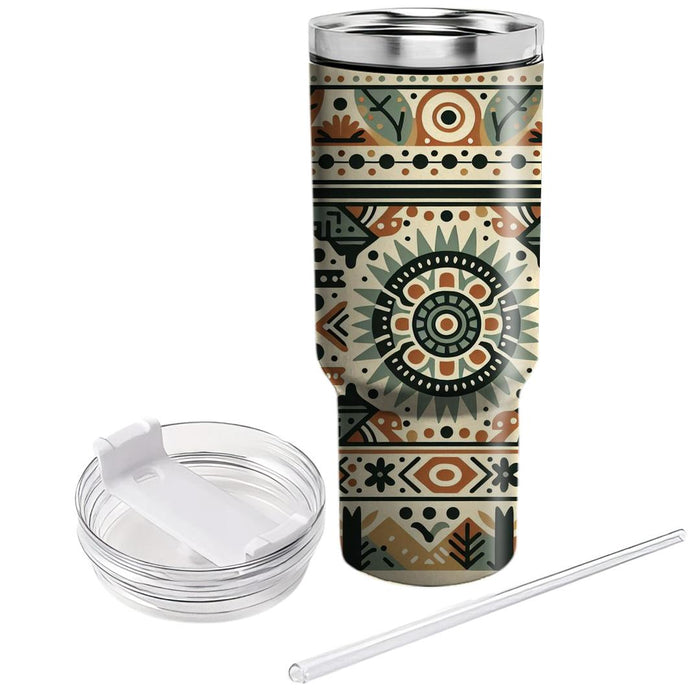 Bohemian Ethnic Patterns  Tumbler Cups