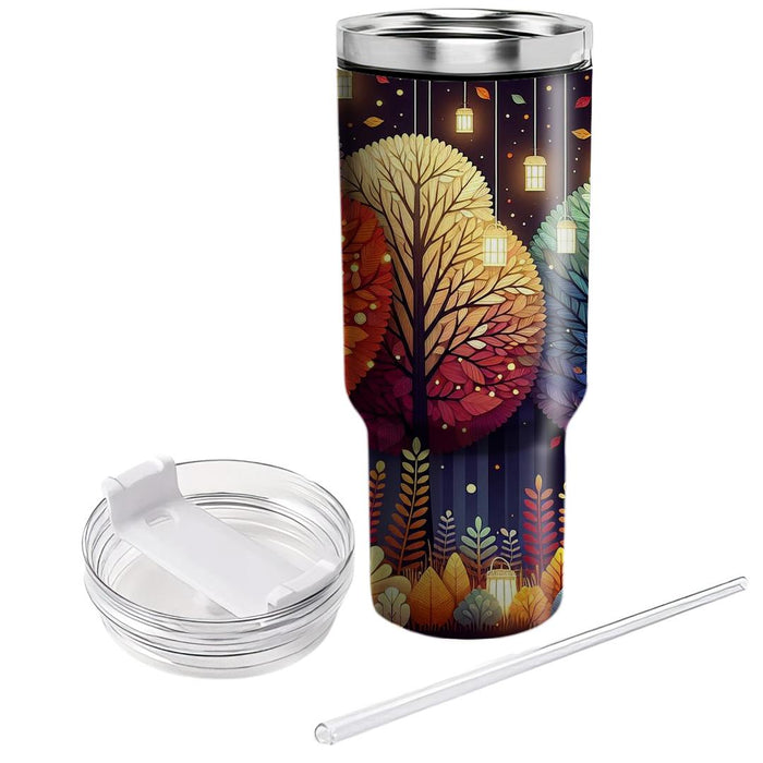 Whimsical Twilight - Autumn Harvest  Custom Tumblers