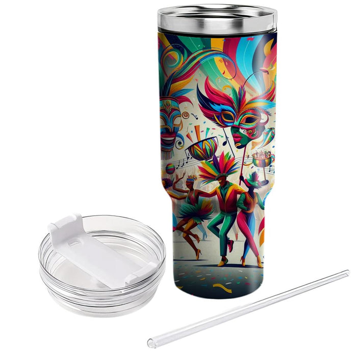 Carnival Of Colors - A Festive Parade  Decorative Tumblers