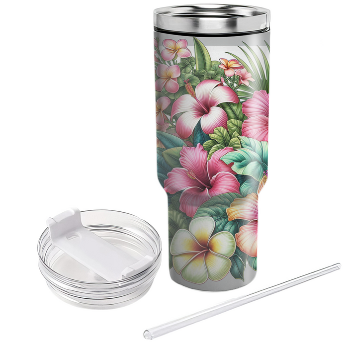 Tropical Paradise Bliss  Tumblers With Lids