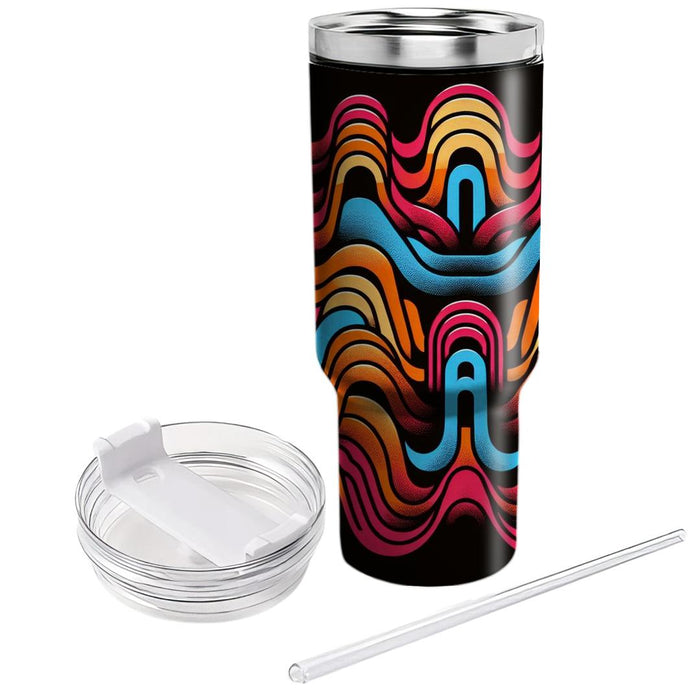  Waveforms  Tumblers With Lids