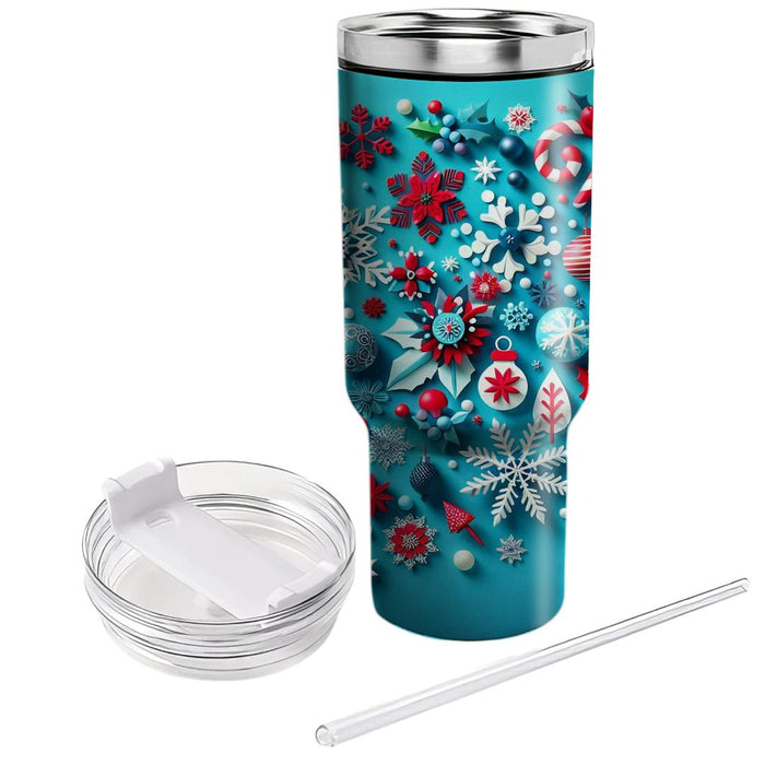 Winter Wonderland Holiday  Tumbler Cups