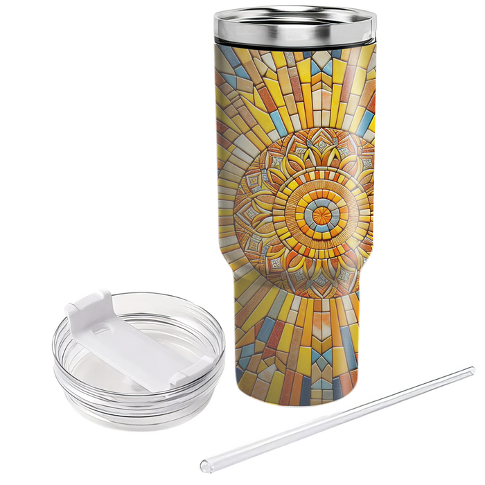 Bright Mosaic Sunshine  Custom Tumblers