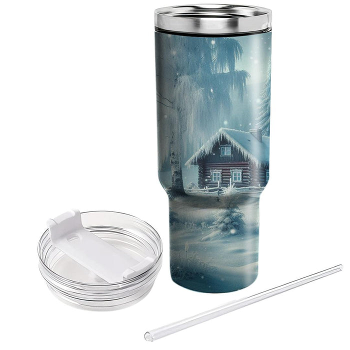 Winter Snowscape Serenity  Insulated Tumblers