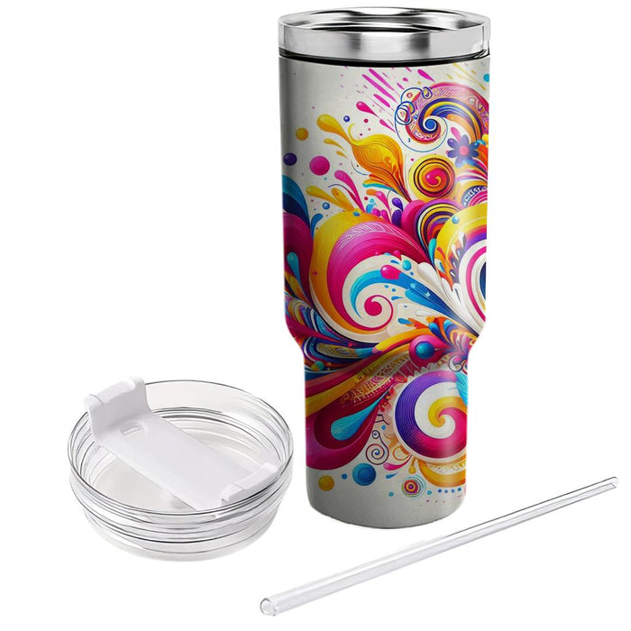 Floral Festival - Holi Celebration  Unique Tumblers