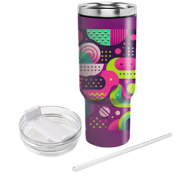 Abstract Floral Burst  Decorative Tumblers