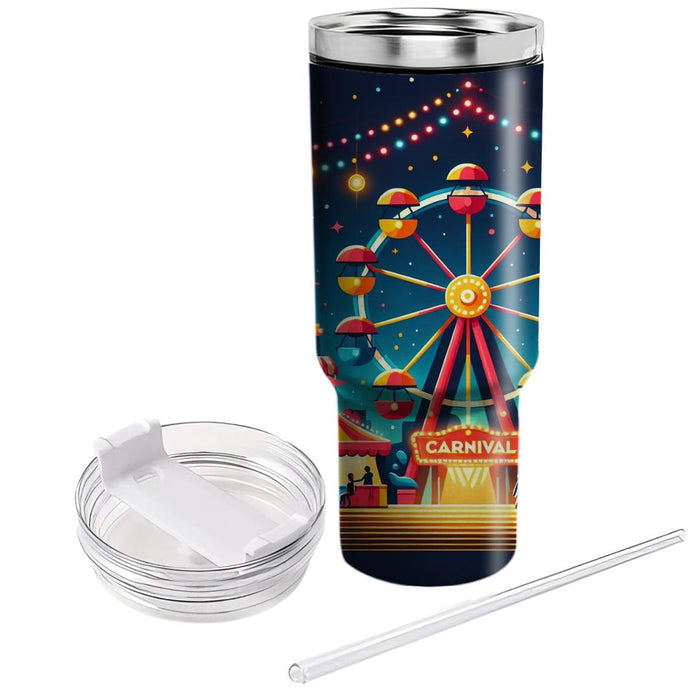 Vivid Carnival Lights  Unique Tumblers