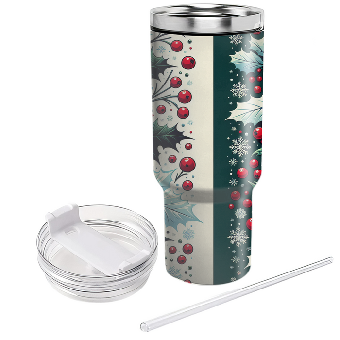 Winterberry Cheer  Personalized Tumblers