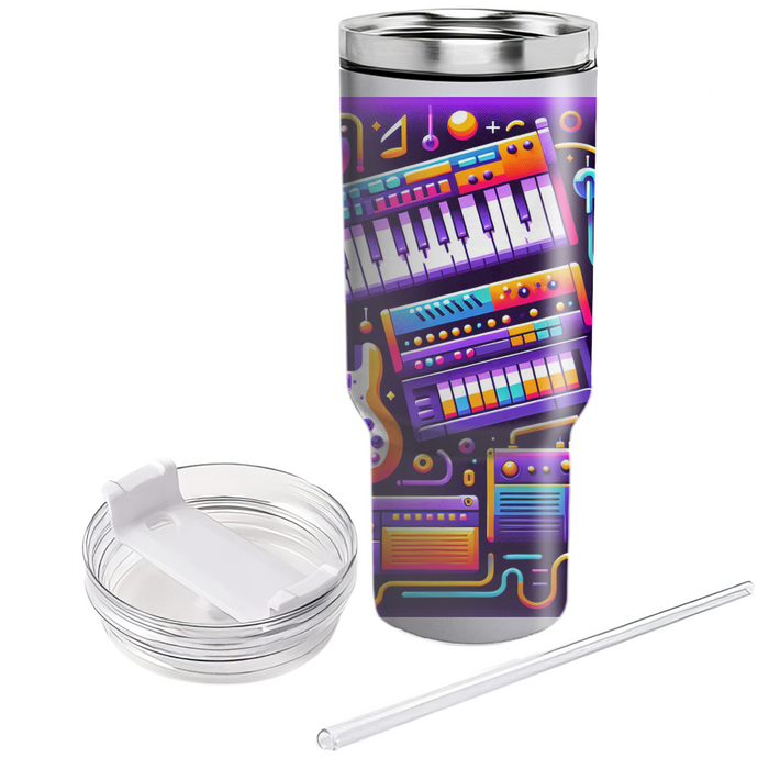 Retro Music Vibes Insulated Tumblers