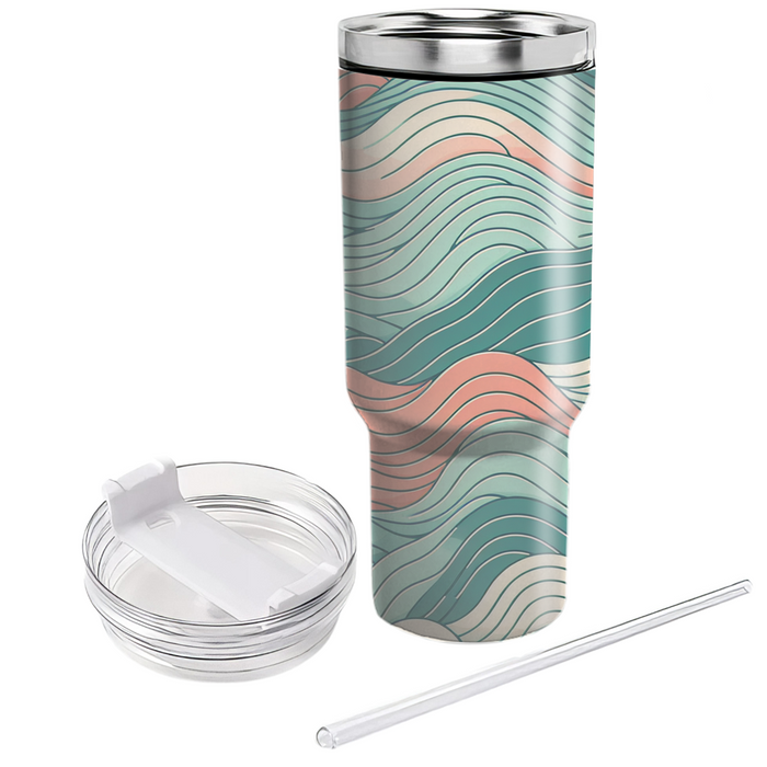 Sleek Retro Waves  Tumblers For Gifts