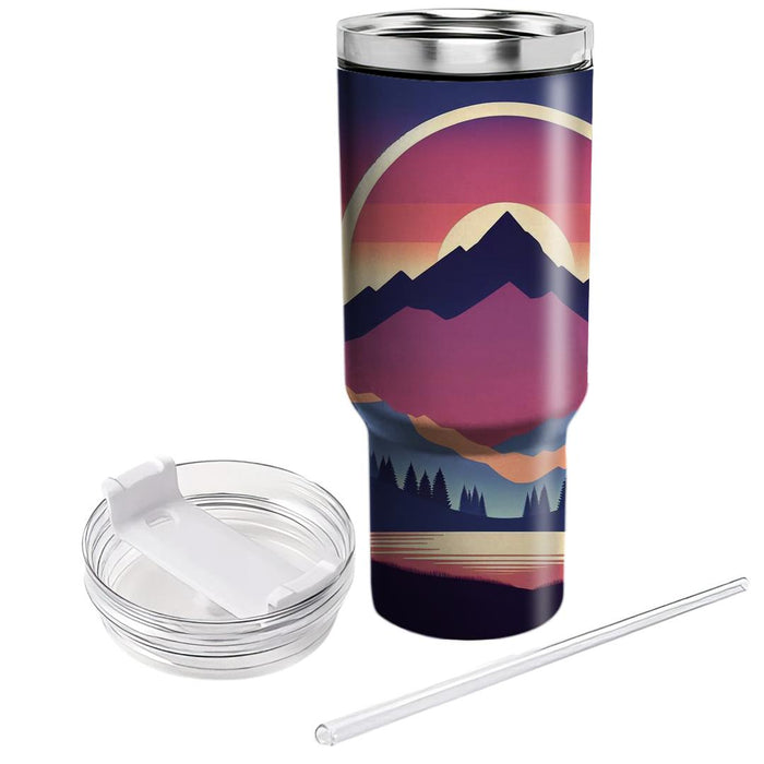 Peaceful Mountain Retreat  Decorative Tumblers