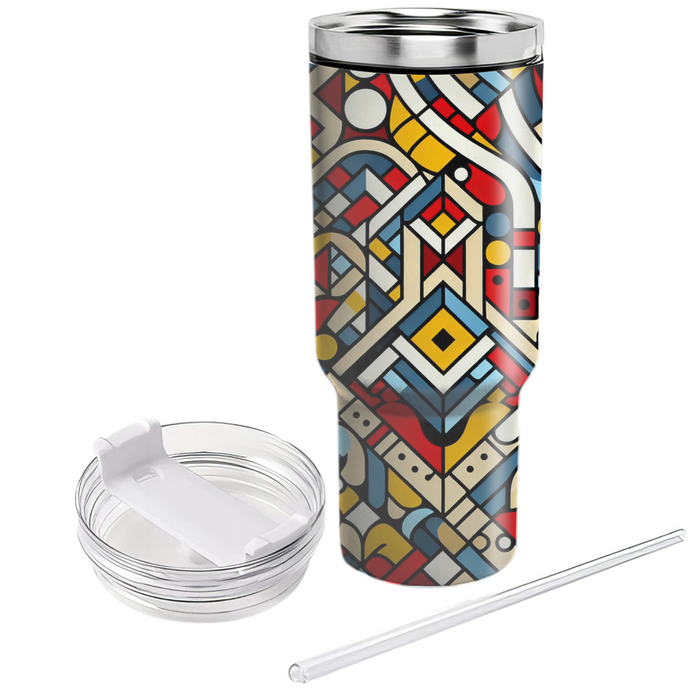 Bold Mosaic Patterns  Tumbler Cups