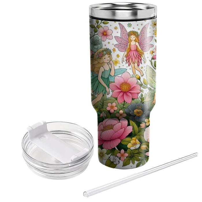 Spring Garden Fairies  Decorative Tumblers