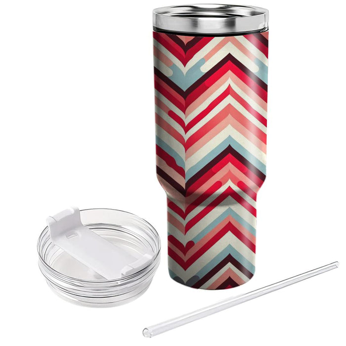 Zigzag Harmony  Personalized Tumblers