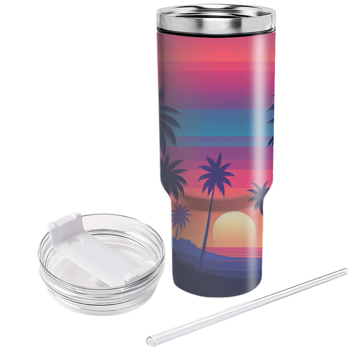 Summer Sunset  Personalized Tumblers