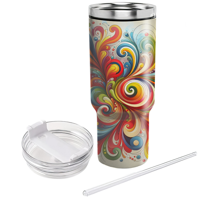 Wondrous Whirl - A Spirited Festival  Travel Tumblers