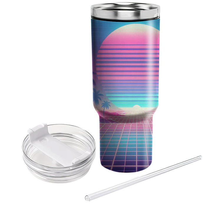 Vaporwave Grid  Tumblers For Gifts