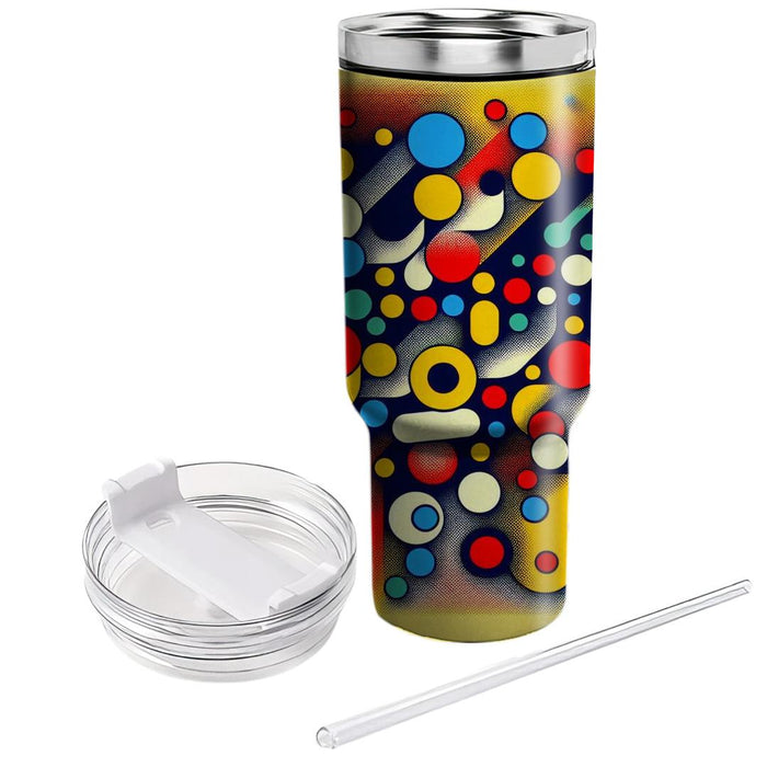 Bold Colorful Dots  Insulated Tumblers