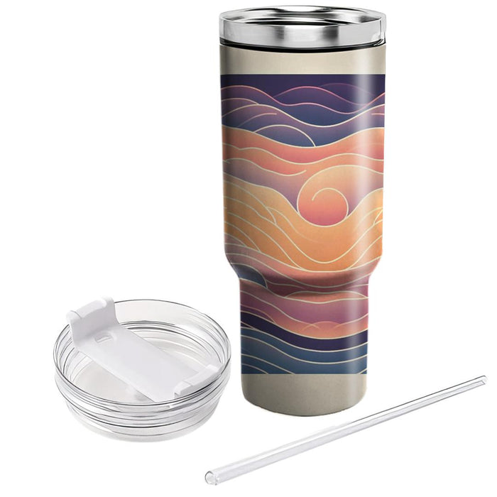 Sunset Gradient Bliss  Unique Tumblers