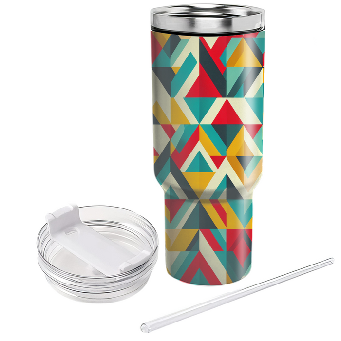 Retro Triangular Pop  Unique Tumblers