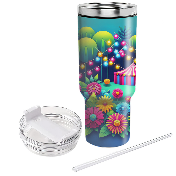 Electric Garden Party Insulated Tumblers