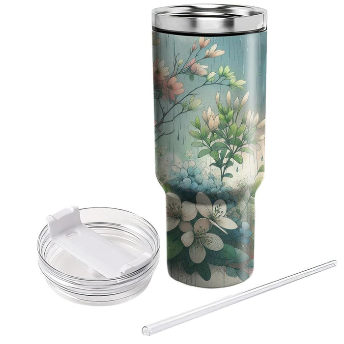 Spring Rain Awakening  Decorative Tumblers