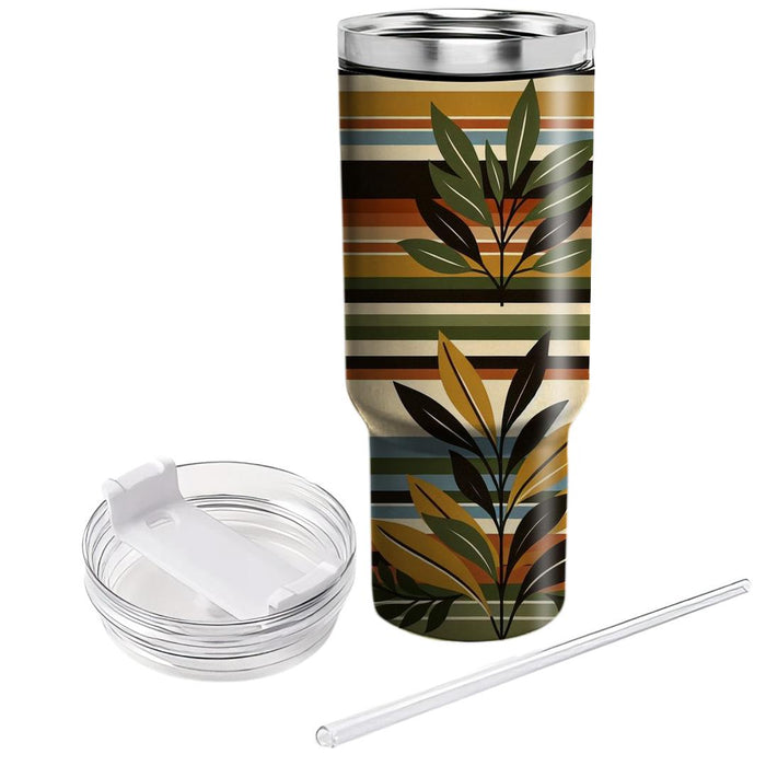 Seventies Stripes  Personalized Tumblers