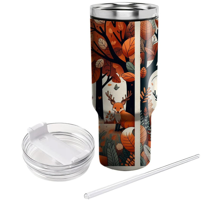 Autumn Whimsical Woods  Insulated Tumblers