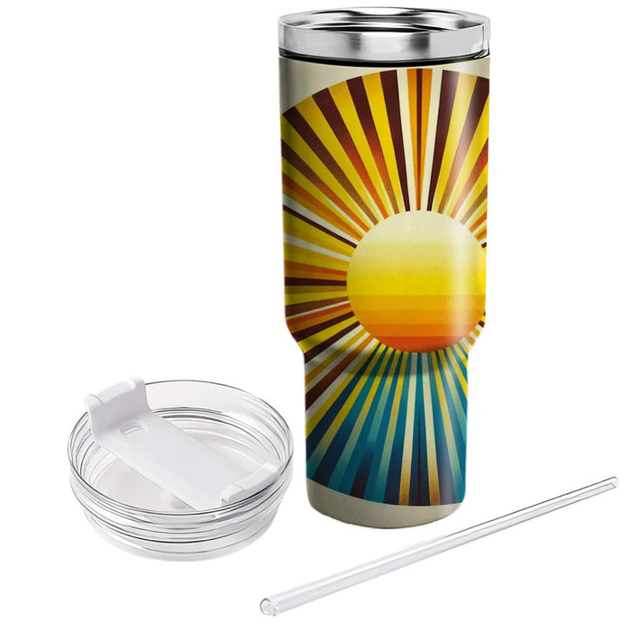 Sunny Daze Retro  Travel Tumblers