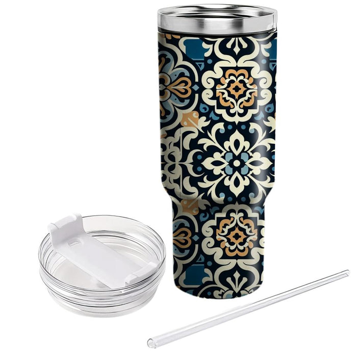 Vintage Tile Pattern  Tumblers For Gifts